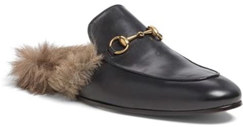 gucci fur shoes men